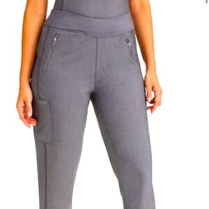 Healing Hands Women's Gray Straight Leg Pants
